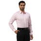 Men Blue Regular Fit Structure Cotton Full Sleeve Shirts