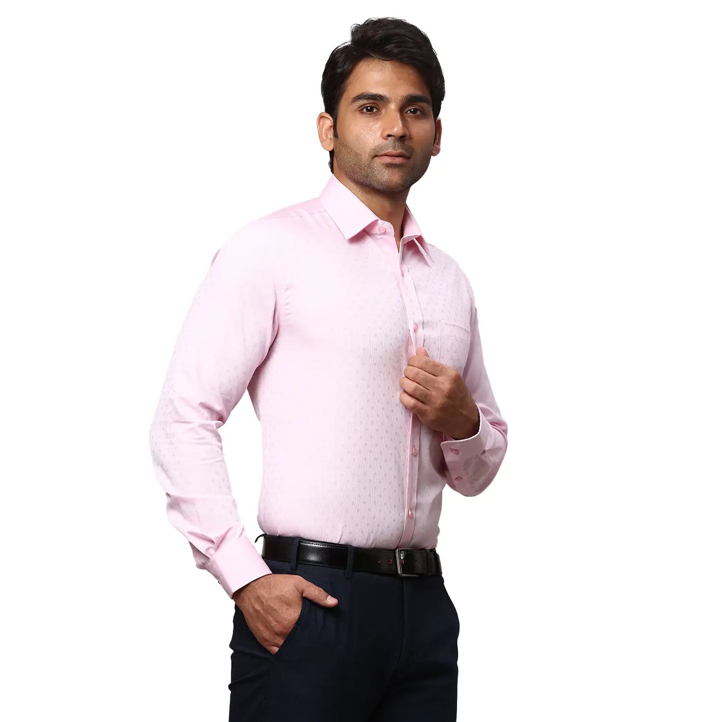Men Regular Fit Blue Shirt
