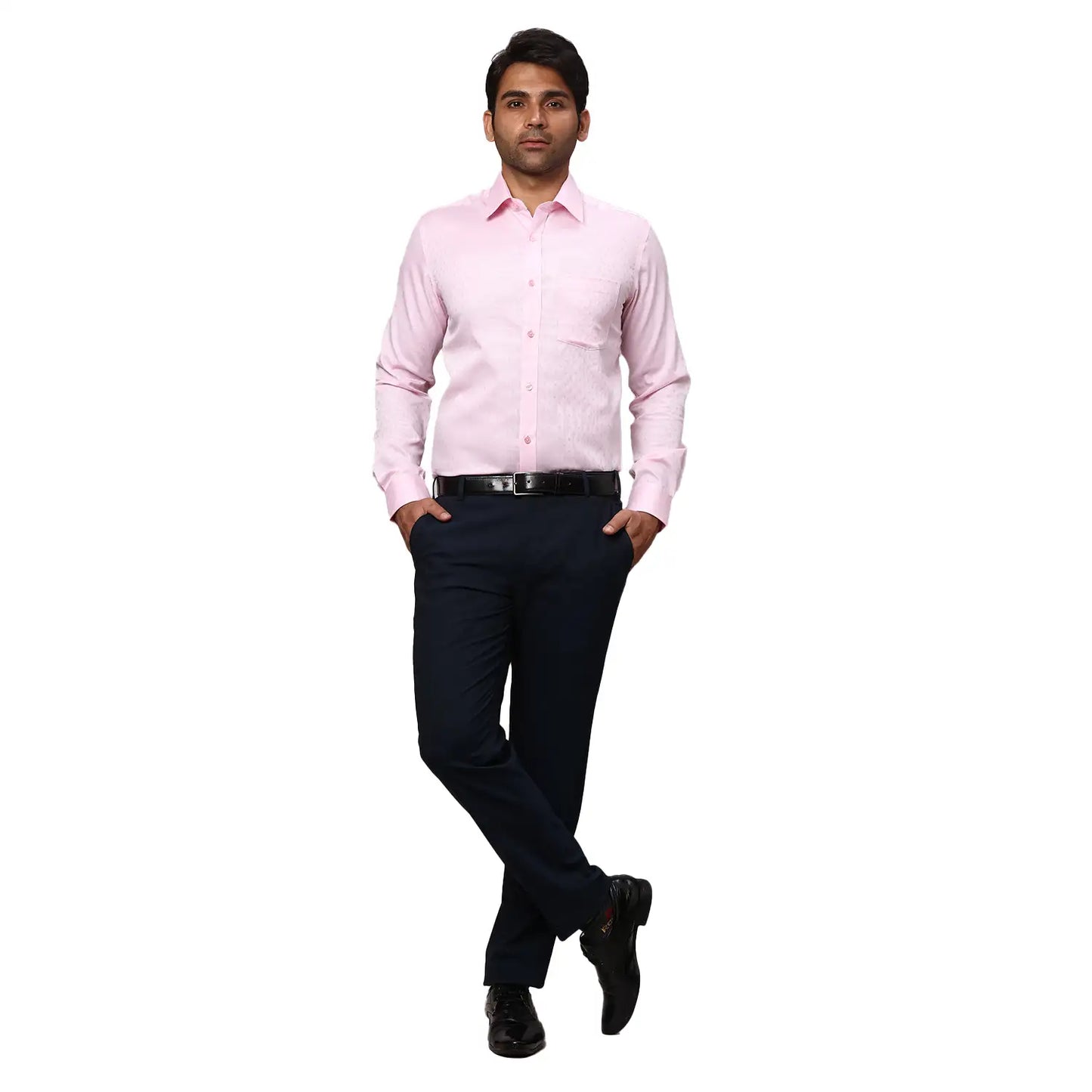 Men Regular Fit Blue Shirt
