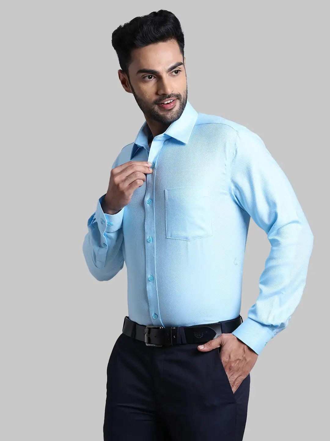Men Regular Fit  Green Shirt