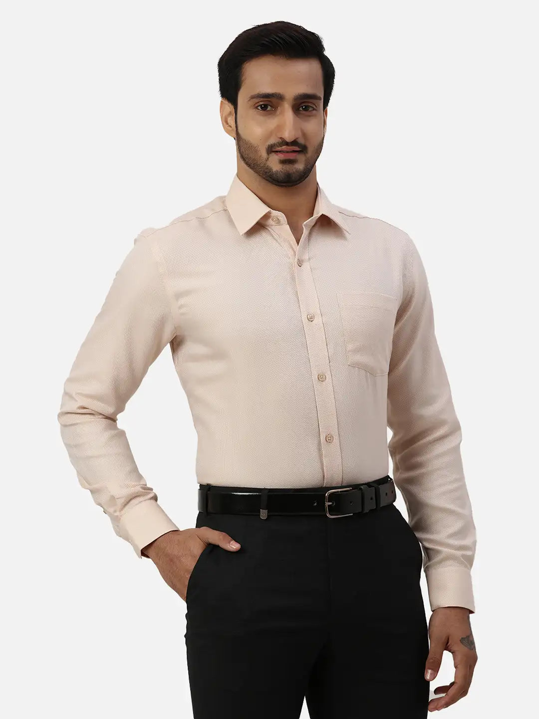 Men Regular Fit Green Shirt