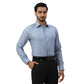 Men Violet Regular Fit Structure Cotton Full Sleeve Shirts