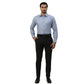 Men Violet Regular Fit Structure Cotton Full Sleeve Shirts