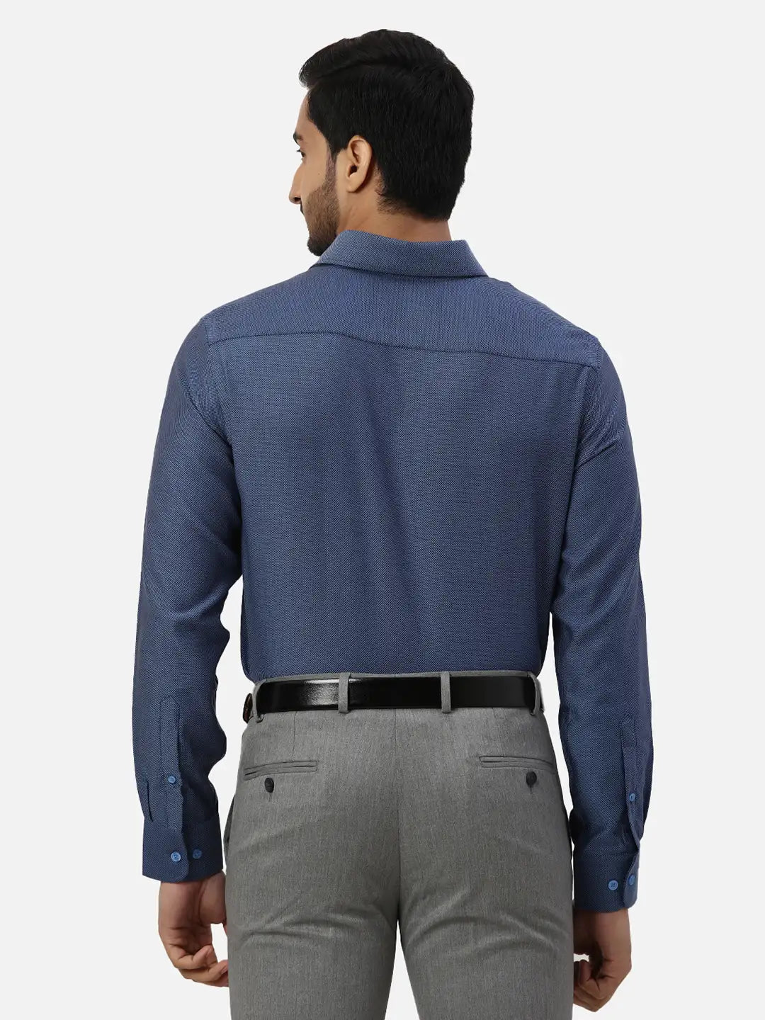 Men Contemporary Fit Green Shirt