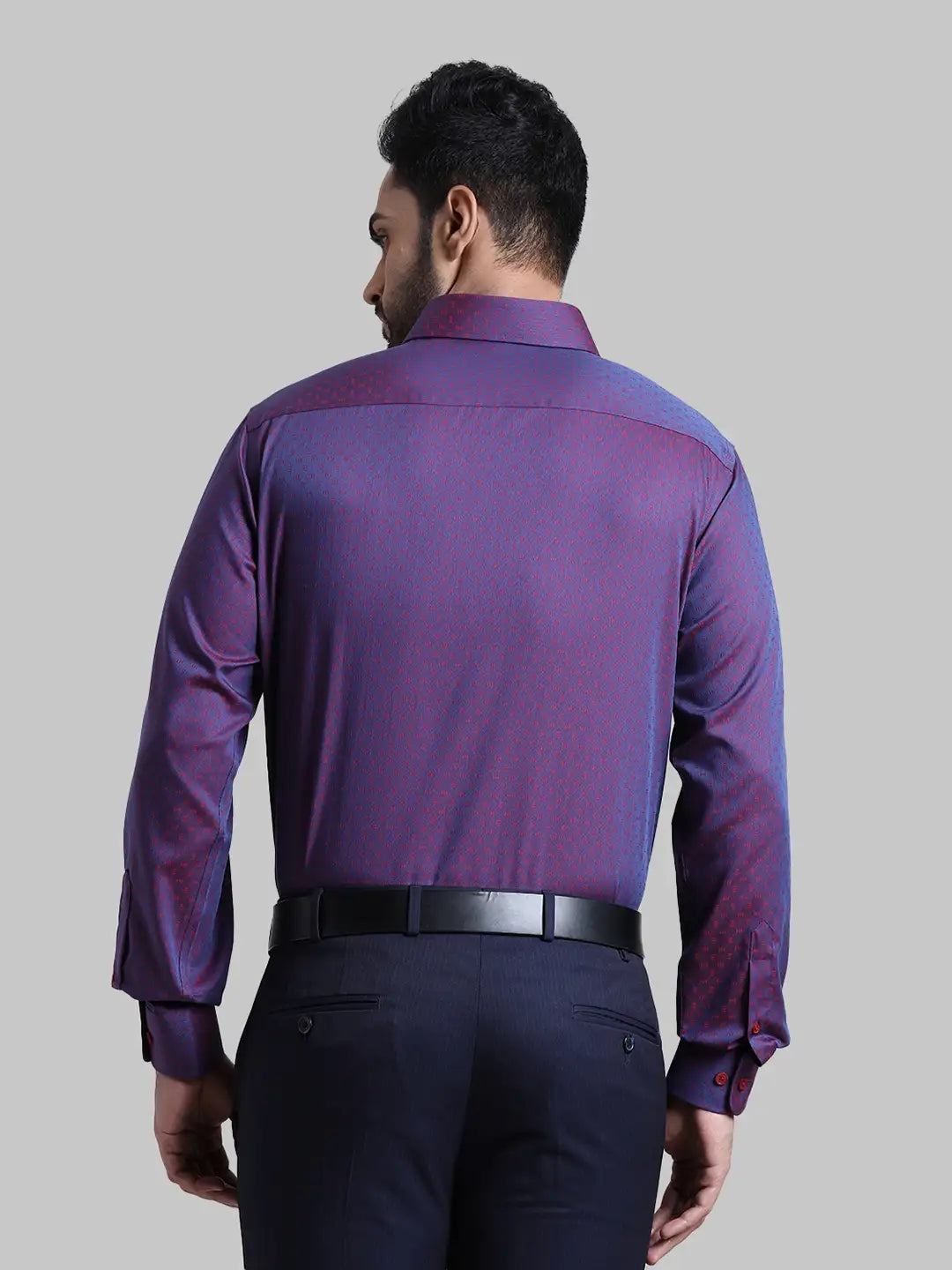 Men Regular Fit  Blue Shirt