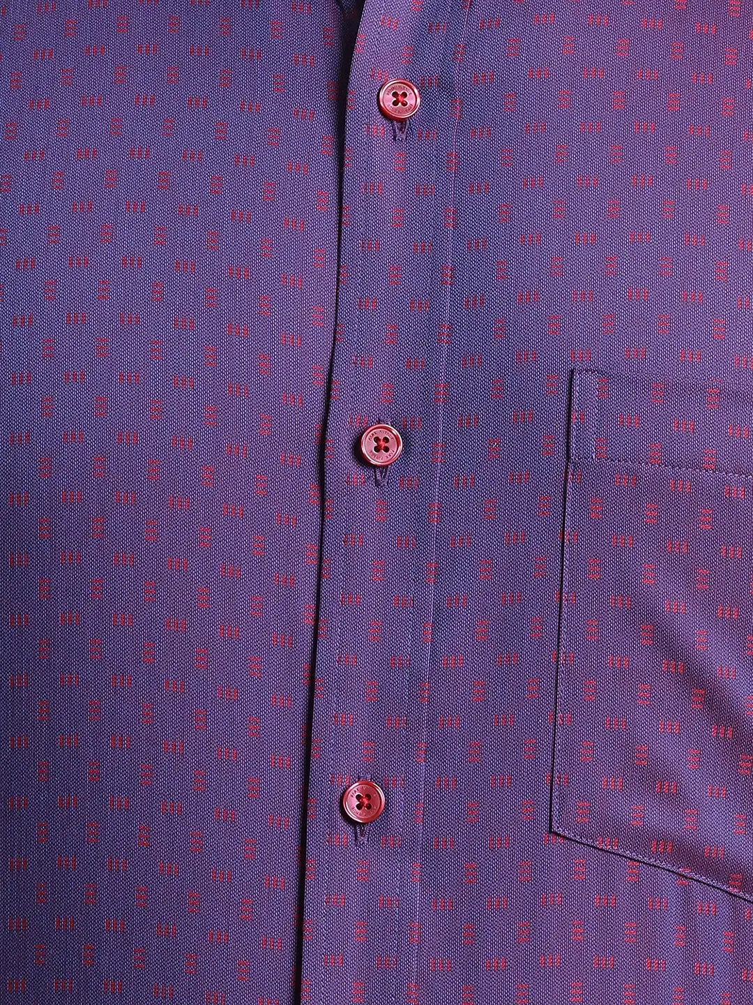 Men Regular Fit  Blue Shirt