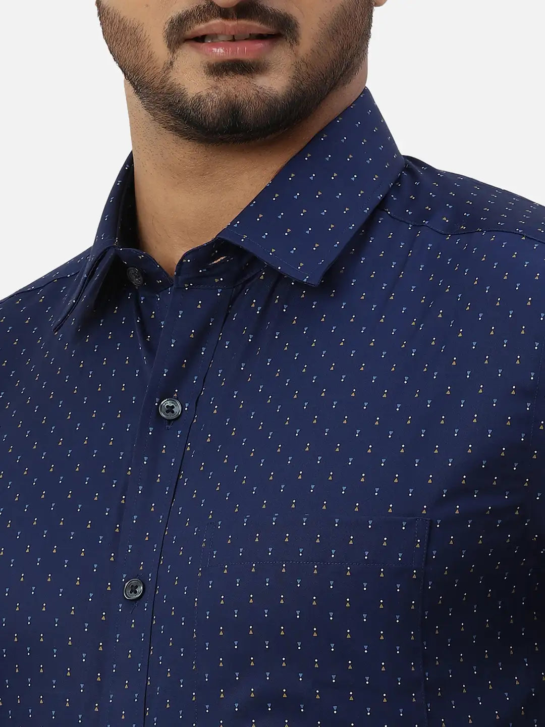 Men Regular Fit Black Shirt
