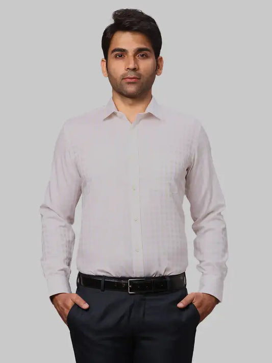 Men Regular Fit Violet Shirt