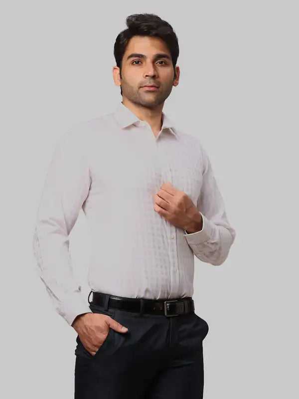 Men Regular Fit Violet Shirt