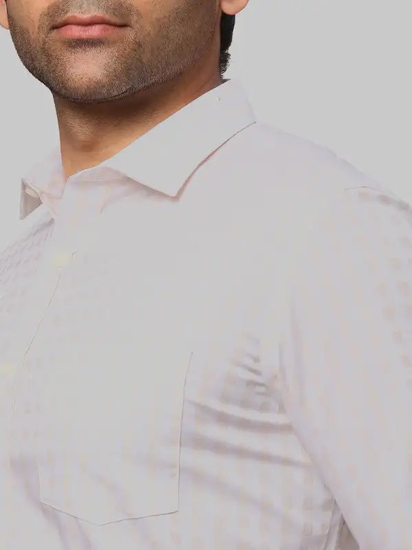 Men Regular Fit Violet Shirt