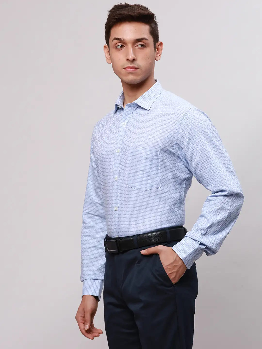 Men Red Regular Fit Print Cotton Full Sleeve Ainsley Collar Shirts