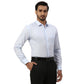 Men White Regular Fit Solid Cotton Blend Full Sleeve Shirts