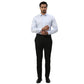 Men White Regular Fit Solid Cotton Blend Full Sleeve Shirts