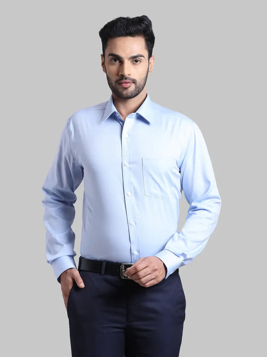 Men Regular Fit  Blue Shirt