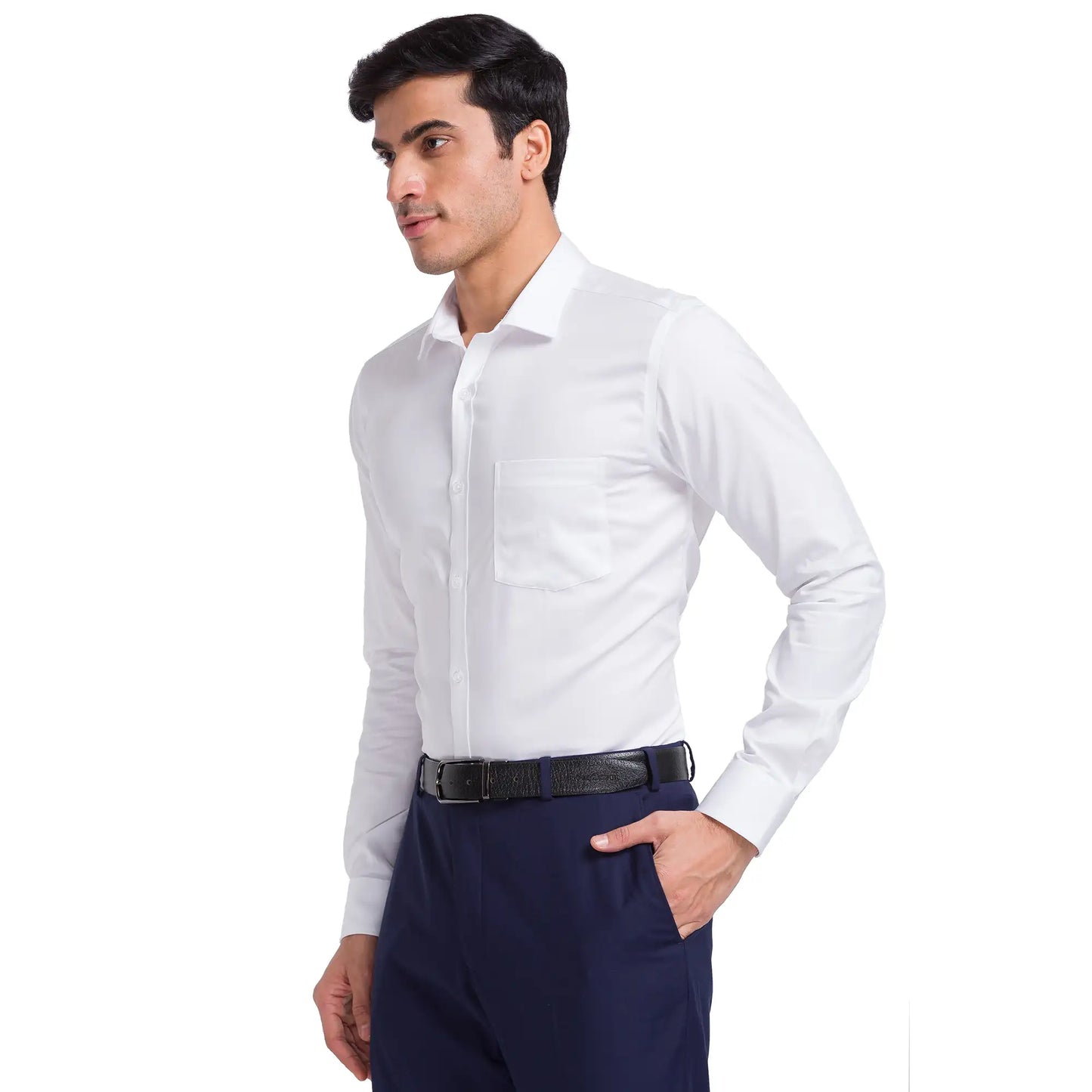 Men Regular Fit Light Orange Shirt