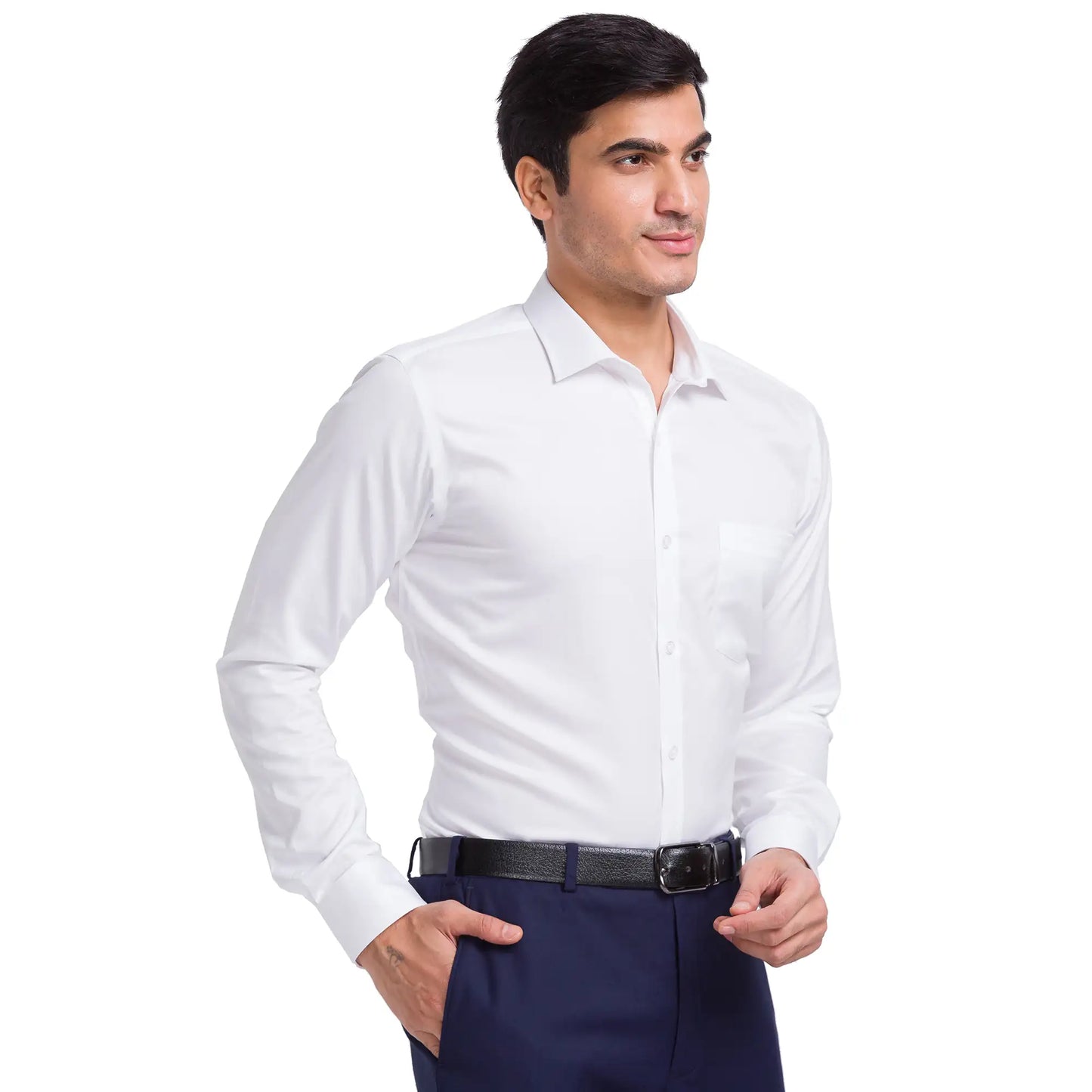 Men Regular Fit Light Orange Shirt