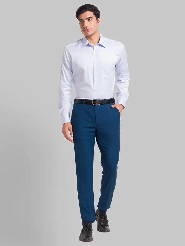 Men Regular Fit Blue Shirt