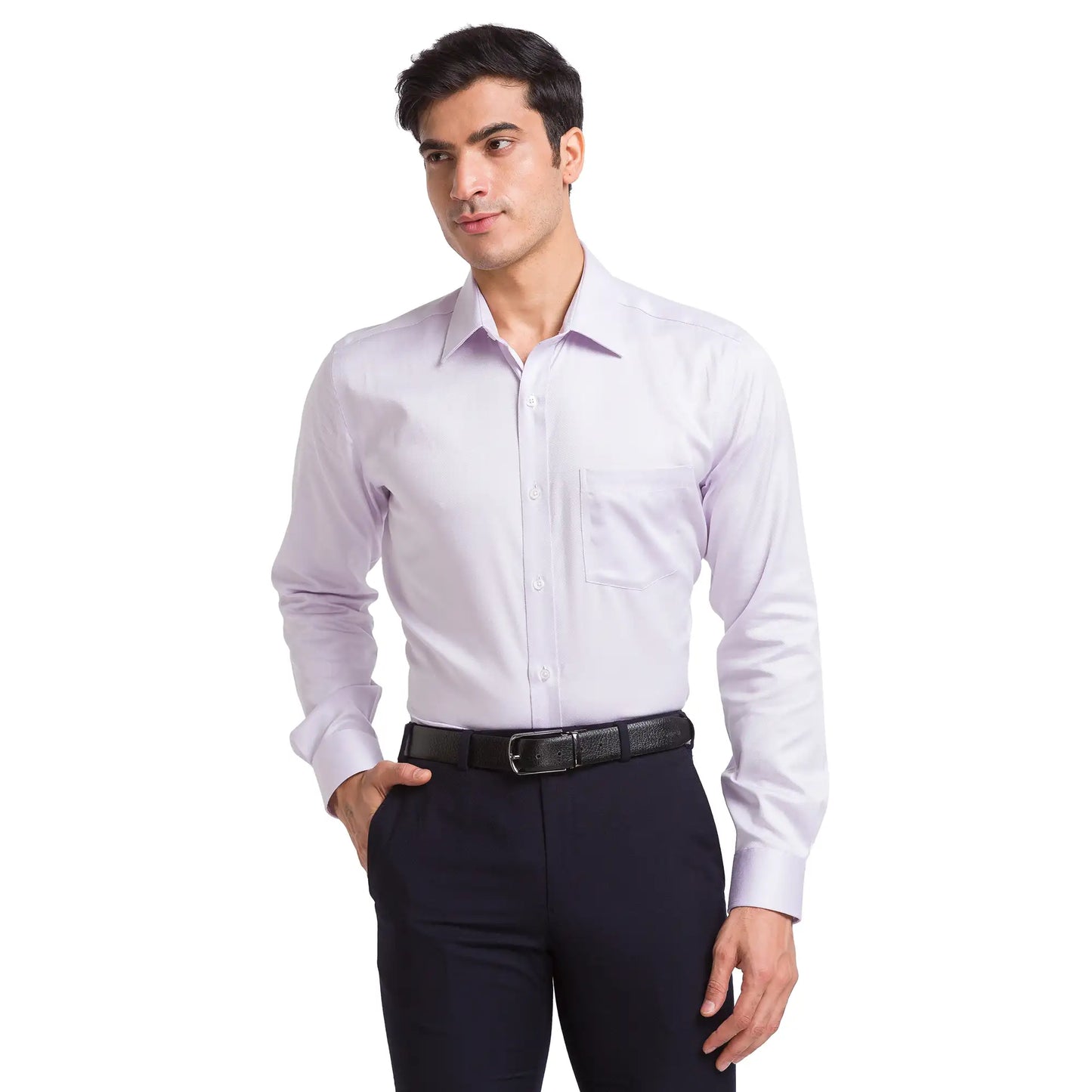 Men Regular Fit Light Green Shirt