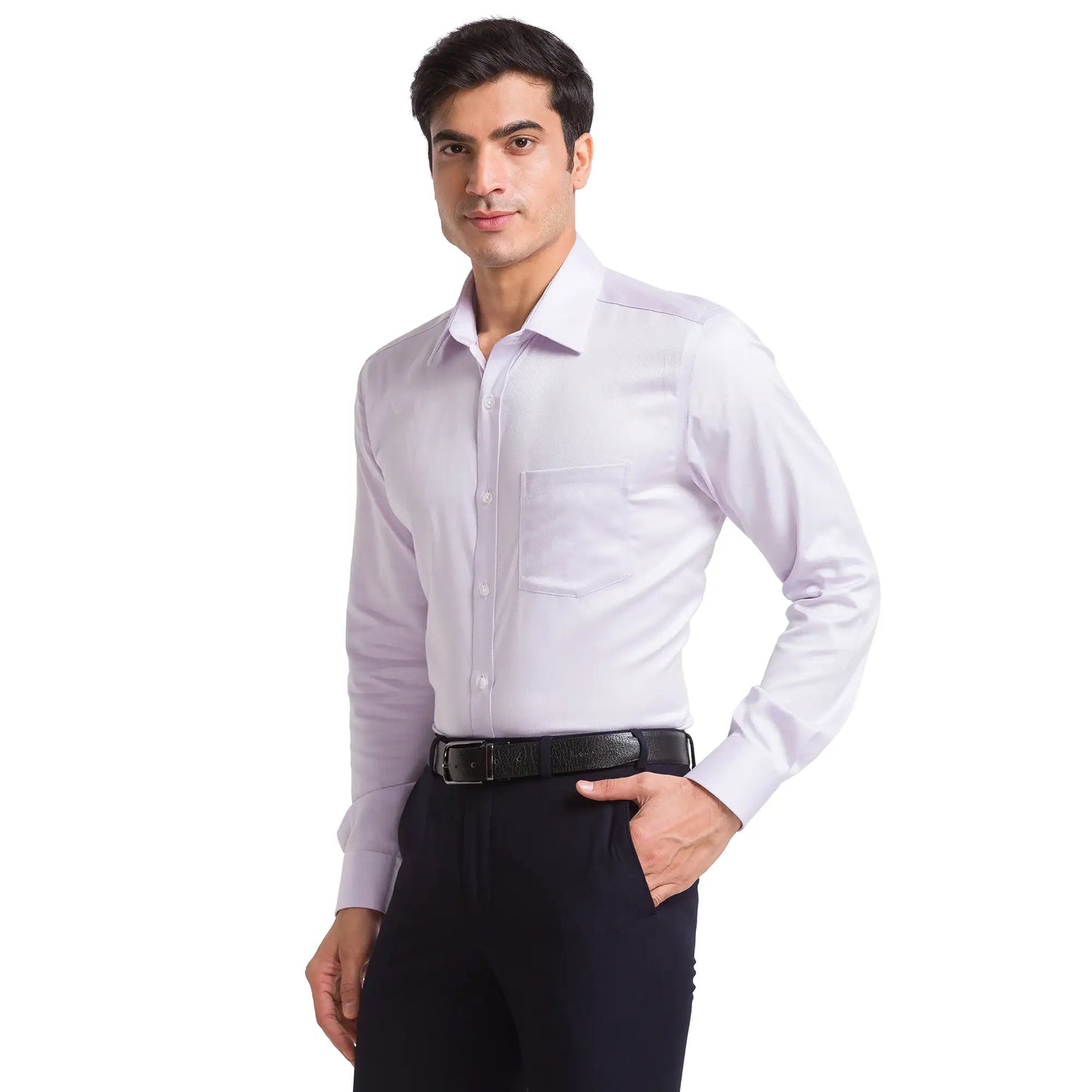 Men Regular Fit Light Green Shirt
