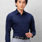 Park Avenue Men Green Solid Regular Fit Cotton Full Sleeve Ainsley Neck Shirt