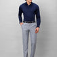 Park Avenue Men Green Solid Regular Fit Cotton Full Sleeve Ainsley Neck Shirt