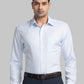 Park Avenue Men Red Structure Regular Fit Cotton Full Sleeve Shirts