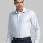 Park Avenue Men Red Structure Regular Fit Cotton Full Sleeve Shirts