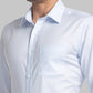 Park Avenue Men Red Structure Regular Fit Cotton Full Sleeve Shirts