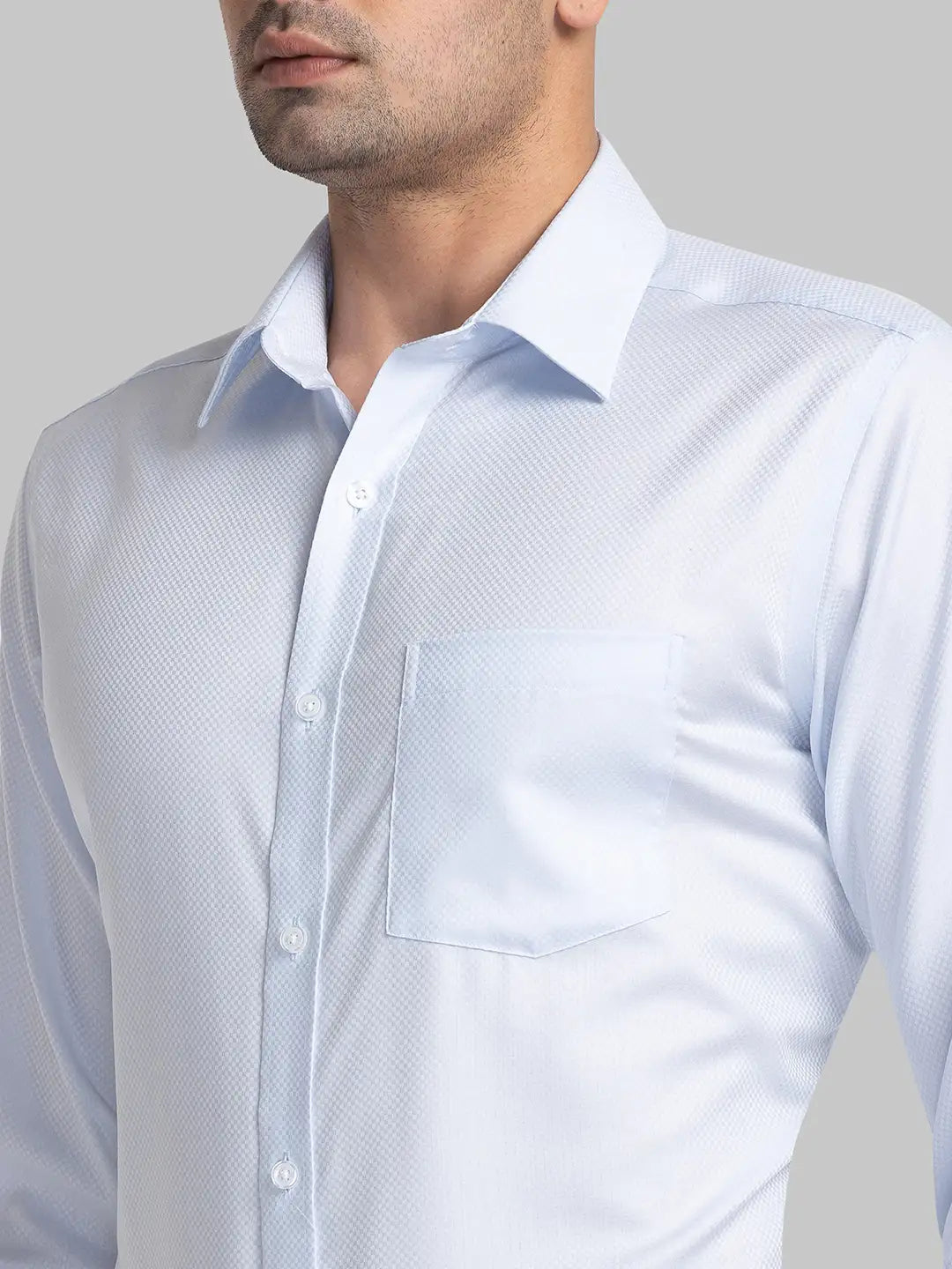 Park Avenue Men Red Structure Regular Fit Cotton Full Sleeve Shirts