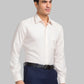 Park Avenue Men Red Structure Regular Fit Cotton Full Sleeve Shirts
