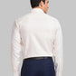 Park Avenue Men Red Structure Regular Fit Cotton Full Sleeve Shirts