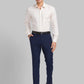Park Avenue Men Red Structure Regular Fit Cotton Full Sleeve Shirts