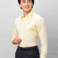 Park Avenue Men Blue Structure Regular Fit Cotton Full Sleeve Ainsley Neck Shirt