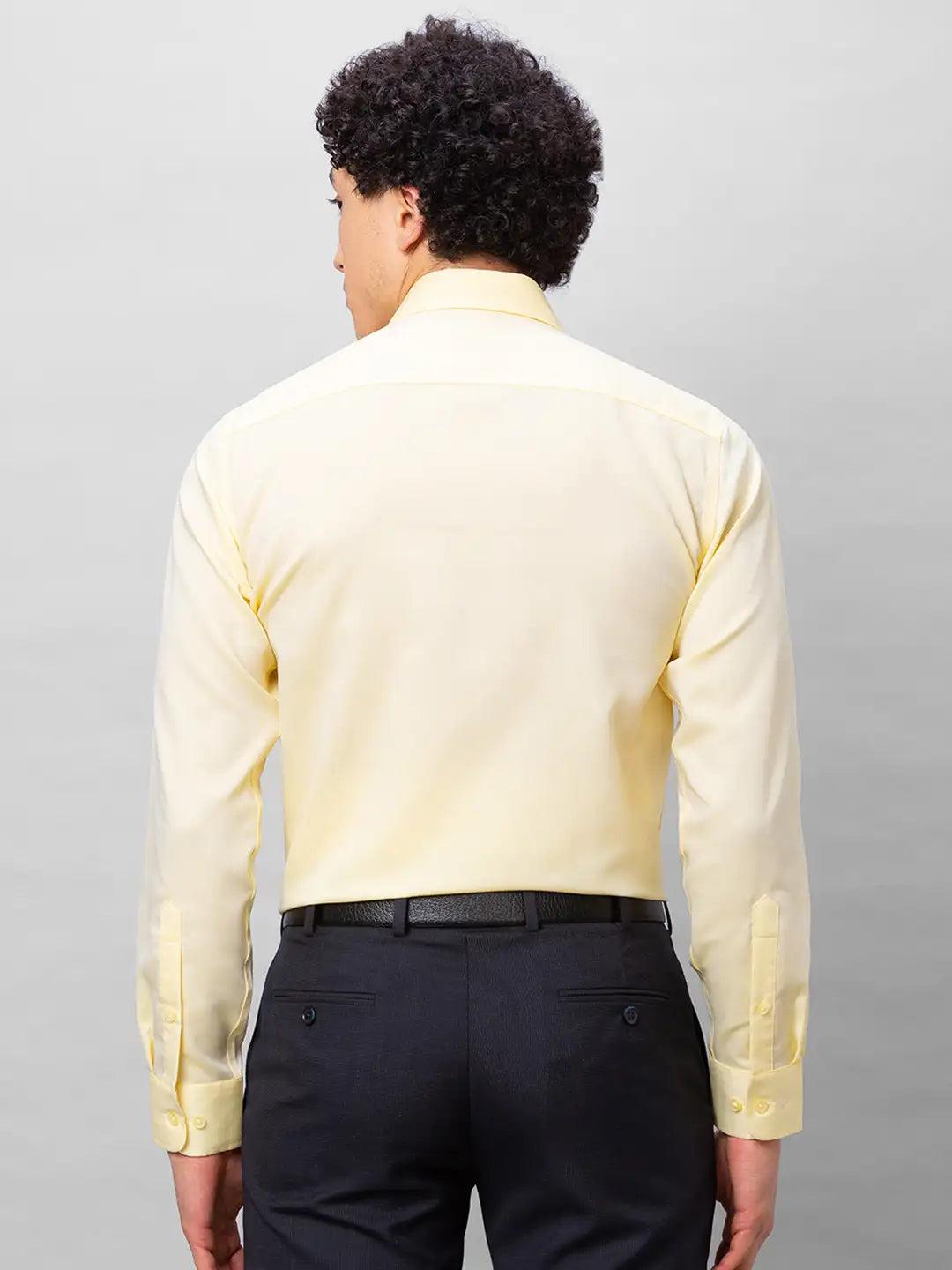 Park Avenue Men Blue Structure Regular Fit Cotton Full Sleeve Ainsley Neck Shirt