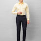 Park Avenue Men Blue Structure Regular Fit Cotton Full Sleeve Ainsley Neck Shirt