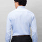 Park Avenue Men Blue Structure Regular Fit Cotton Full Sleeve Ainsley Collar Shirt