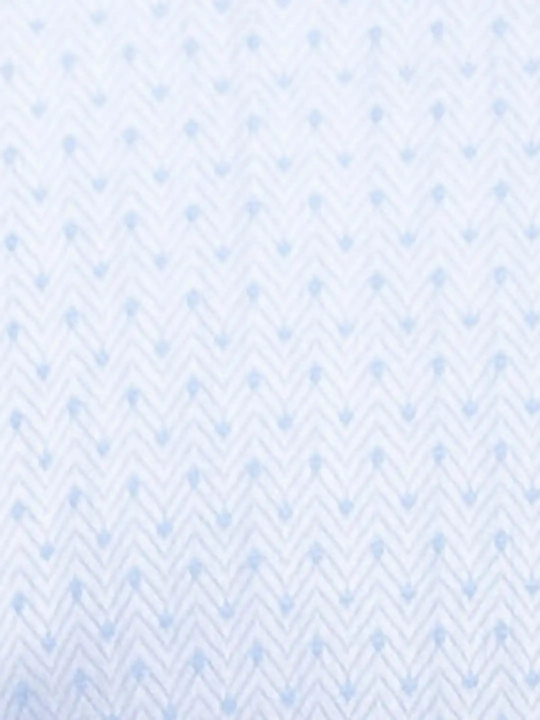 Park Avenue Men Blue Structure Regular Fit Cotton Full Sleeve Ainsley Collar Shirt