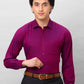 Park Avenue Men Blue Stripe Regular Fit Cotton Full Sleeve Ainsley Collar Shirt