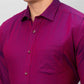 Park Avenue Men Blue Stripe Regular Fit Cotton Full Sleeve Ainsley Collar Shirt