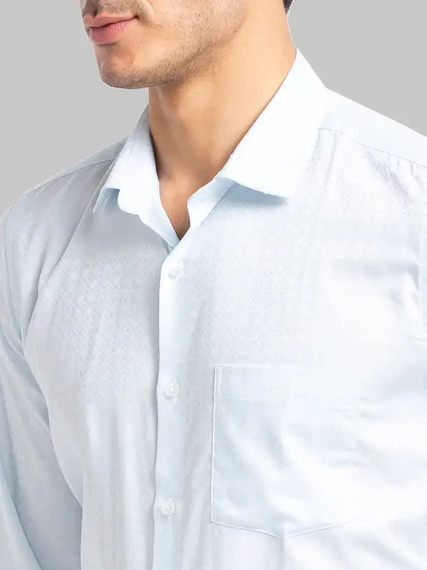 Men Regular Fit Blue Shirt