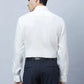 Men Black Regular Fit Structure Cotton Full Sleeve Shirts