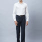Men Black Regular Fit Structure Cotton Full Sleeve Shirts