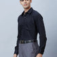 Men Red Regular Fit Structure Cotton Full Sleeve Shirts