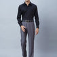 Men Red Regular Fit Structure Cotton Full Sleeve Shirts