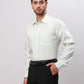 Men Fawn Regular Fit Structure Cotton Full Sleeves Ainsley Collar Shirts
