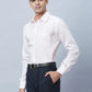 Men Violet Regular Fit Structure Cotton Full Sleeve Shirts