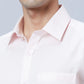 Men Violet Regular Fit Structure Cotton Full Sleeve Shirts
