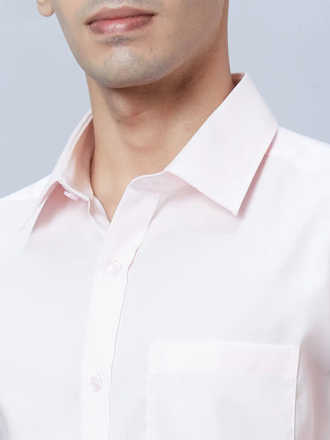 Men Violet Regular Fit Structure Cotton Full Sleeve Shirts