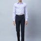 Men White Regular Fit Structure Cotton Full Sleeve Shirts