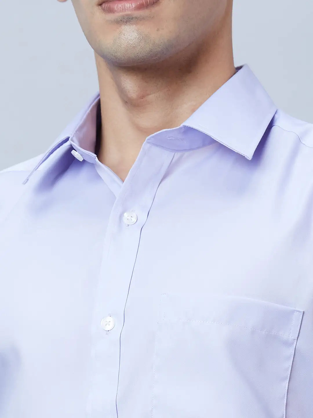 Men White Regular Fit Structure Cotton Full Sleeve Shirts